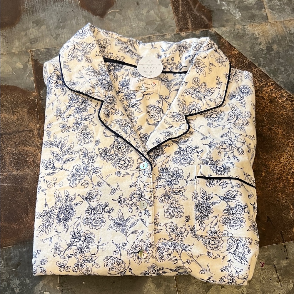 NWT Aria | Floral Print Pajamas - Picture 2 of 10
